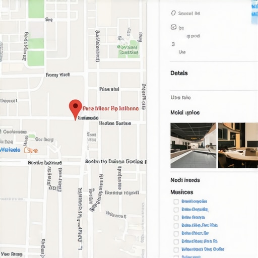 Optimizing Your Google Maps Listing Screenshot demonstrating Google Maps listing optimization steps