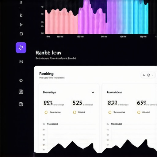 Screenshot of Google My Business analytics and ranking data
