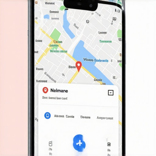 Smartphone displaying a well-optimized Google Maps listing for local business